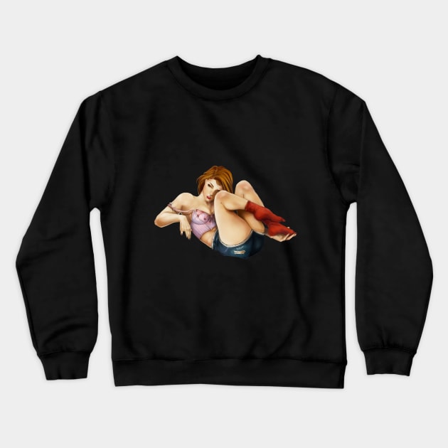 Red Socks Crewneck Sweatshirt by nefhinojosa